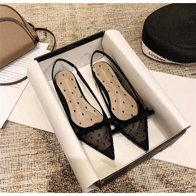 [Mã WASKT410K giảm 10K đơn 50K] Giày BỆT NƠ LƯỚI BI HOT TREND